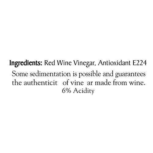 Mantova Italian Red Wine Vinegar, 16.9 Fl Oz, Pack of 2