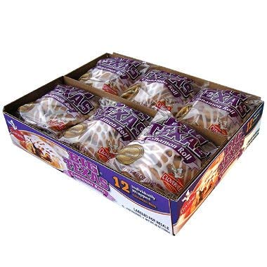 Cloverhill Big Texas Cinnamon Rolls, 4 oz (Pack of 36)