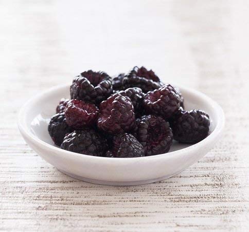 Fresh Frozen Black Raspberries by Northwest Wild Foods - Healthy Antioxidant Fruit Diet - for Smoothies, Pies, Jams, Syrups (9 P