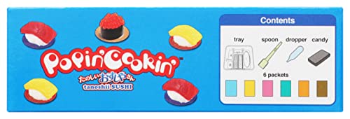 Kracie Popin Cookin Diy Candy for Kids, Sushi Kit, 1 Ounce (Pack of 3)