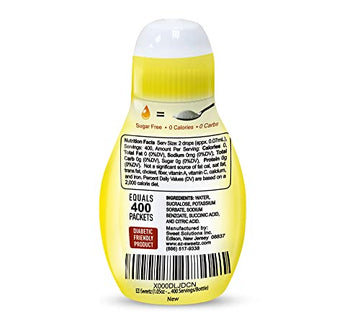 EZ-Sweetz (2 Pack 1.05oz - Liquid Sweetener 400 Servings/Bottle)