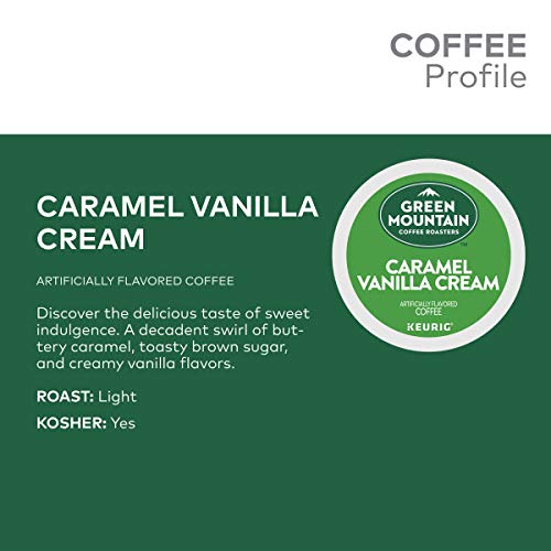 Green Mountain Coffee K-Cup Portion Pack, Caramel Vanilla Cream, 48 Count