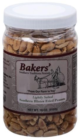 Generic Baker's Southern Traditions Lightly Salted Blsiter Fried Peanuts 18oz