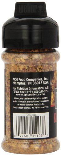 Weber Grill Seasoning Kickn Chicken, 2.5-Ounce (Pack Of 6)