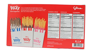 Pocky Chocolate Biscuit Sticks Variety Pack (12 Count, 1.06 Lbs)