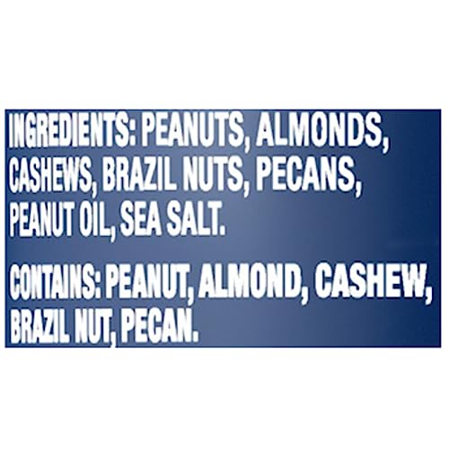 Planters Mixed Nuts Less Than 50% Peanuts With Peanuts (Almonds, Cashews, Hazelnuts & Pecans, 12 Ct Pack, 15 Oz Canisters)