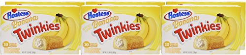 Hostess Twinkies, Banana, 10 Count (Pack of 6)
