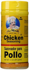 Chef Merito Seasoning 14Oz Container (Pack Of 3) (Chicken Seasoning (Pollo)) By Chef Merito