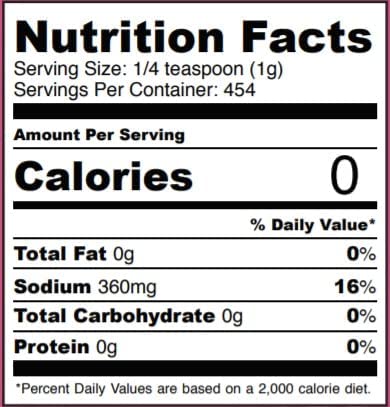 Peg'S Pink Salt - Gourmet Seasoning - All Purpose For Cooking - Salt With Herbs And Spices - No Msg - No Sugar - 16 Oz