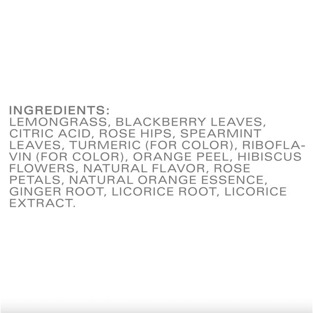 Tazo Wild Sweet Orange Herbal Tea, 20 Ct (Pack Of 4)