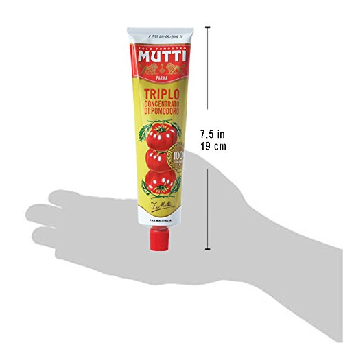 Mutti Triple Concentrated Tomato Paste (Triplo Concentrato), 6.5 oz. Tube |2 Pack | Italys #1 Brand of Tomatoes | Tube Tomato Pa