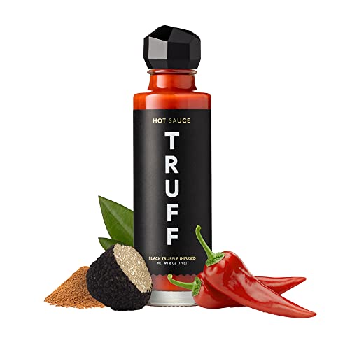 TRUFF Original Black Truffle Hot Sauce, Gourmet Hot Sauce with Ripe Chili Peppers, Black Truffle Oil, Agave Nectar, Unique Flavo