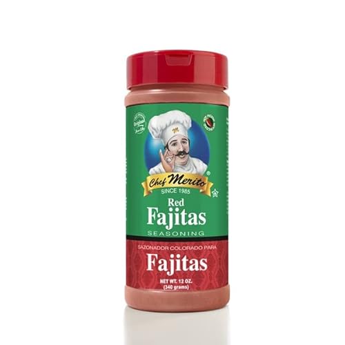 DOGNNAK Chef Merito Fajita Seasoning 12 oz Pack of 2 - Authentic Flavor for Tacos and Fajitas