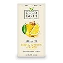 Good Earth Sensorials Ginger, Turmeric & Lemon Herbal Tea 15 Ct Box