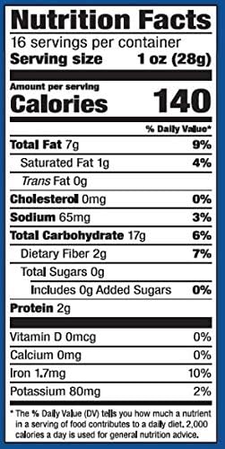 Garden of Eatin Blue Corn Tortilla Chips, Blue Chips, 1 lb bag (Pack of 12)
