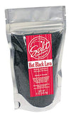 Hawaiian Island Salt Company Hot Black Lava Sea Salt, 8 Ounce Bag