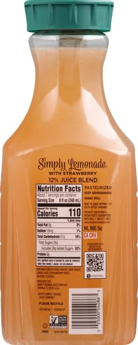 SMPLY LMNADE STRWBERRY (6x52.00)