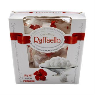 CONFETTERIA RAFFAELLO Ferrero Rafaello Gift Box, 15 Pieces, 5.3 Ounce, Perfect for Gifting