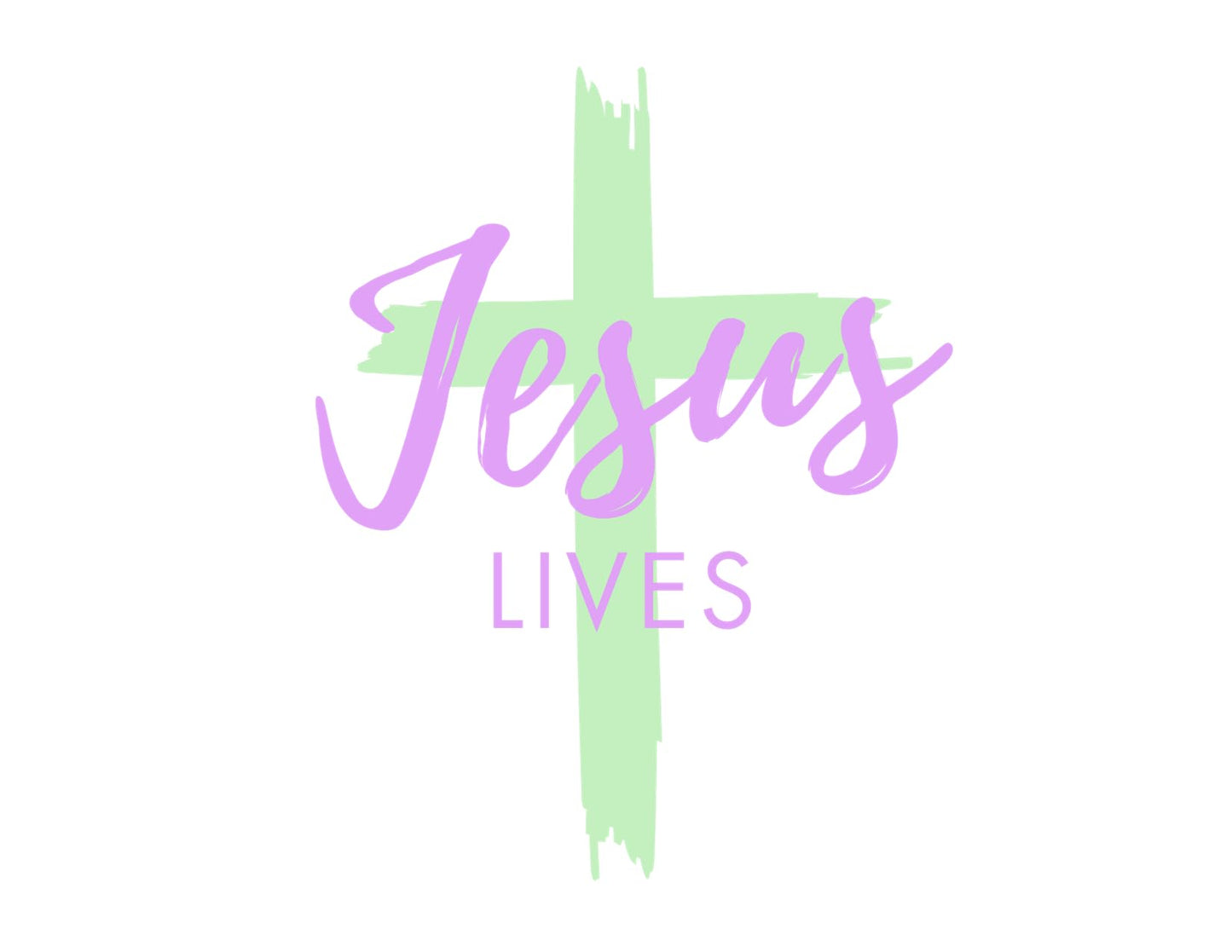 Jesus Lives Edible Icing Image for 1/4 sheet cake