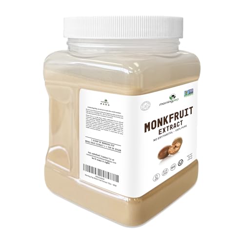 Morning Pep Monk Fruit Extract Sweetener, Non-GMO, Keto Certified, 10 oz, Zero Calories, No Erythritol, Over 900 Servings