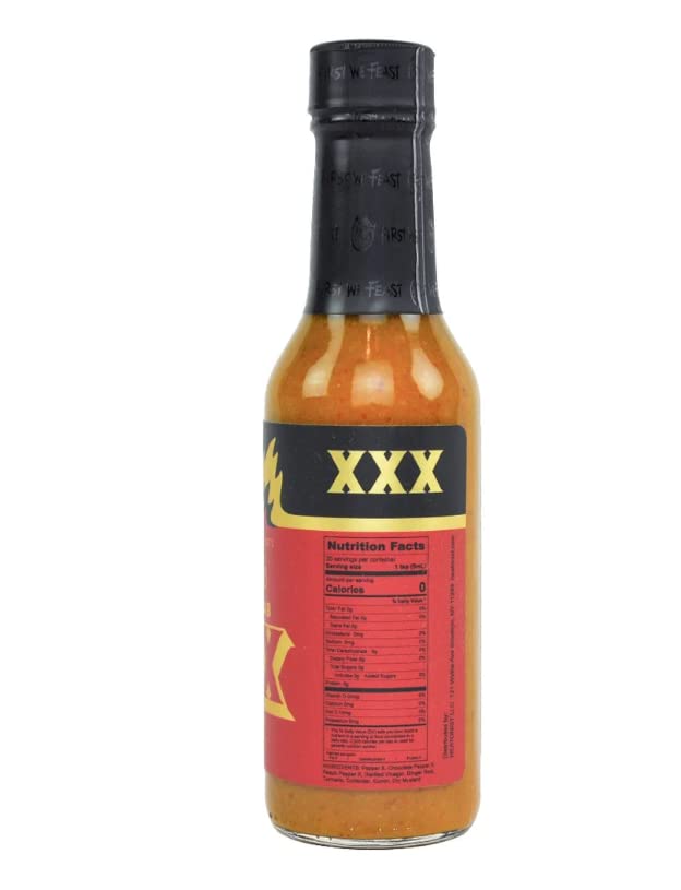 HOT ONES Hot Sauce, The Last Dab XXX, Pepper X, 5 Fl Oz, Worlds Hottest Pepper