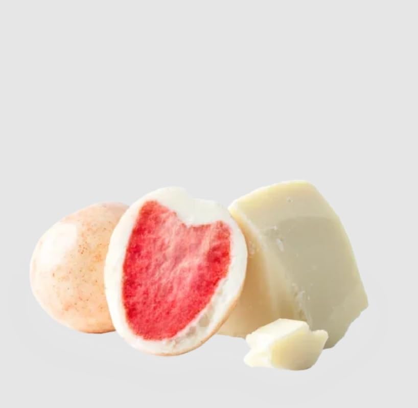 KD Chocolates Tru Frü Hyper-Dried Strawberries in Crème, 4.2 oz - Natural Freeze-Dried Snack