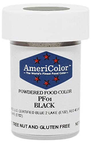Americolor Powder Food Color, 3Gm, Black