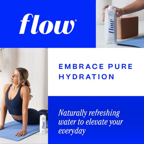 Flow Alkaline Spring Water - Refreshing Taste Of Natural Alkaline Water With Natural Electrolytes, Eco-Friendly Packaging, Non-G