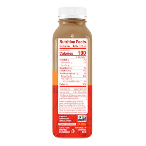 Koia Protein Ready To Drink Plant Protein Shake, Dairy Free, Gluten Free, Soy Free, Non GMO, Kosher, Vegan, Chocolate Peanut But
