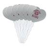 GRAPHICS & MORE Cupcake Picks Set of 6, Acrylic, Missouri State University, One Size, Heart Decoration