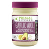 Primal Kitchen Garlic Aioli Mayo made with Avocado Oil, Whole30 Approved, Certified Paleo, and Keto Certified, 12 Ounces