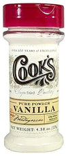 Cooks, Pure Vanilla Powder, Worlds Finest Gourmet Fresh Premium Vanilla, 4.5 oz, 2 Pack