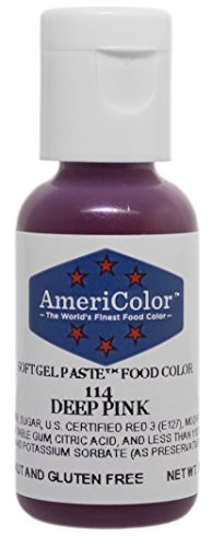 Americolor Soft Gel Paste Food Color, 0.75-Ounce, Deep Pink