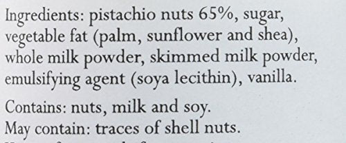 Vincente Sicilian Cream of Pistachio Nut Spread, 7.05 Ounce