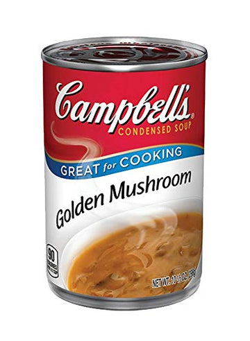 Campbell'S, Condensed Golden Mushroom Soup, 10.75Oz Can (Pack Of 6)