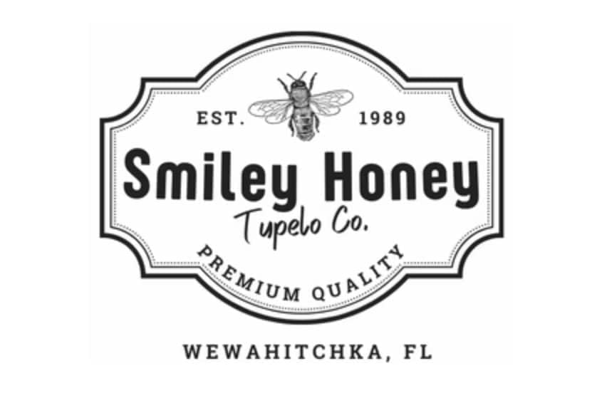 Smiley Honey 100% Tupelo Honey, Rare, Raw and Unfiltered, Certified Kosher (8oz)