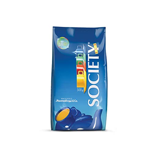 Society Leaf Tea | 500g Pouch | Chai | Pack of 1| Special blend from Finest tea gardens of Assam | Robust Flavour | Refreshing |