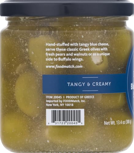 Divina Blue-Cheese-Stuffed Green Olives, 7.8 Oz 1 Pack