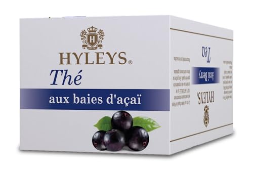 Hyleys Acai Berry Senna Green Tea - Natural Gentle Laxative for Constipation Relief - 25 Tea Bags