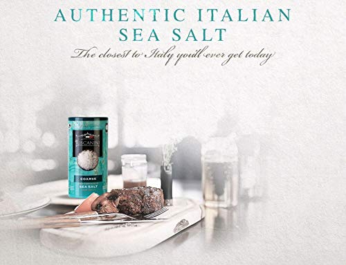 Tuscanini, Coarse Mediterranean Sea Salt, 16Oz Tube, From Sicily Italy