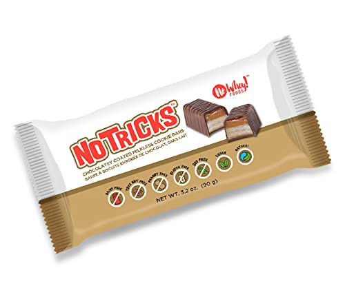 Gluten Free, Caramel Cookie Bars | No Tricks Family Pack (12 Pack) | Vegan, Dairy Free, Peanut Free, Nut Free, Soy Free | by No