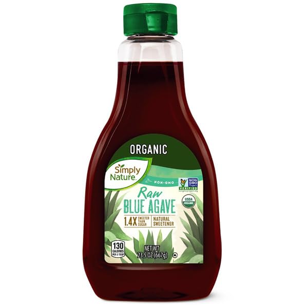 Simply Nature Organic Raw Agave Nectar - 23.5 oz - Natural Sweetener, Gluten-Free, Non-GMO