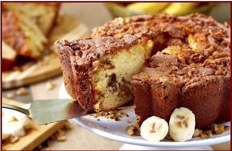 Banana Walnut Coffee Cake