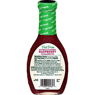Maple Grove Farms Fat Free Salad Dressing, Raspberry Vinaigrette, 8 Ounce (Pack Of 12)