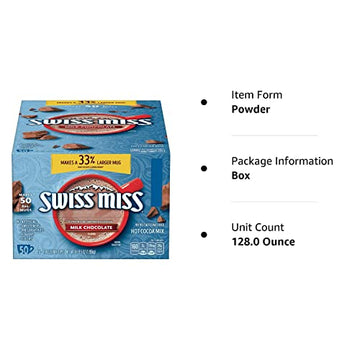 Swiss Miss Hot Cocoa Mix, Regular (Swm47491) (2 Pack 50 Packets/Box)