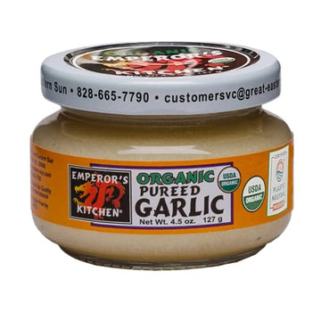 Emperor'S Kitchen Organic Garlic Pureed, 4.5 Ounce