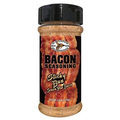 Hi Mountain Bacon Seasoning | STICKY BUN BLEND | Elevate Your Bacon | Season Your Bacon Before Cooking | Caramel, Brown Sugar &