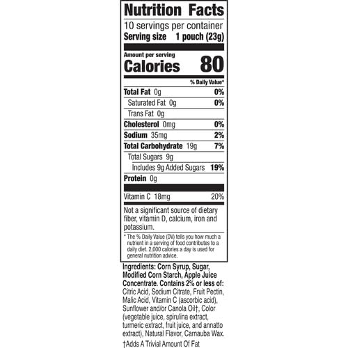 Betty Crocker Jurassic World Fruit Flavored Snacks, Gluten Free, 10 Ct, 8 oz Pack