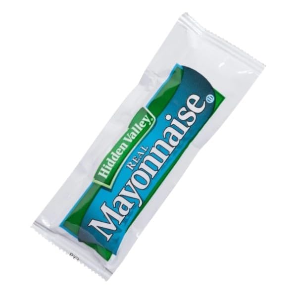 Real Mayonnaise Condiment, Single Serve Packets, Hidden Valley 12 gr. - 25 pcs