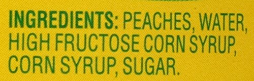 Del Monte Sliced Yellow Cling Peaches in Heavy Syrup, 8.5 oz Can, Pack of 12 - Delicious Canned Fruit for Desserts and Snacks